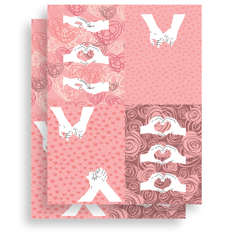 Signs of Love | Card Panel Set