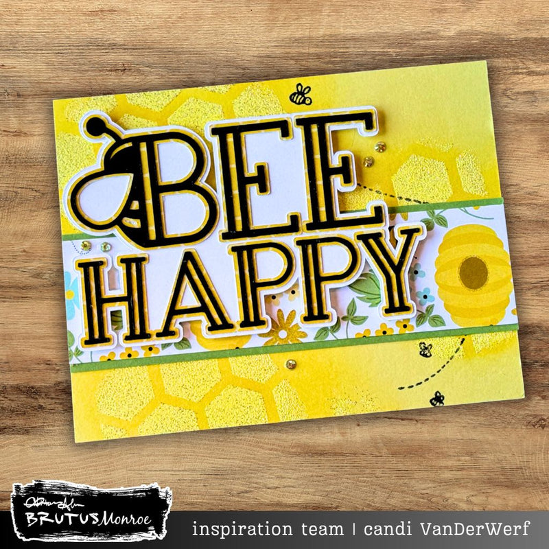 Bee Happy | Digital Cut FIle