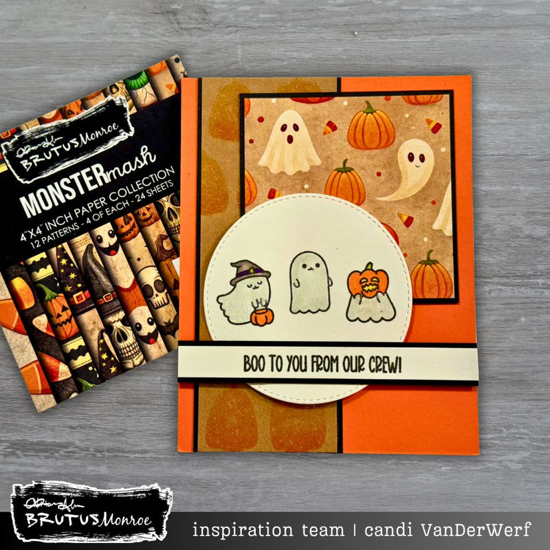 Pumpkin Glow | Mixed Media Stencil | Stencilpalooza Day 1