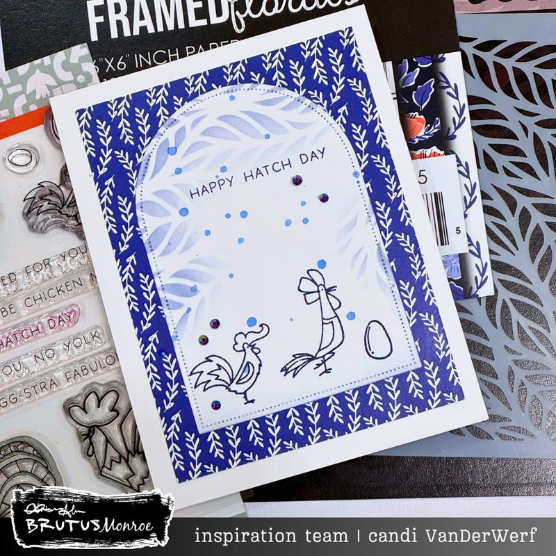 Feathered Path | Stencil of the Month Club