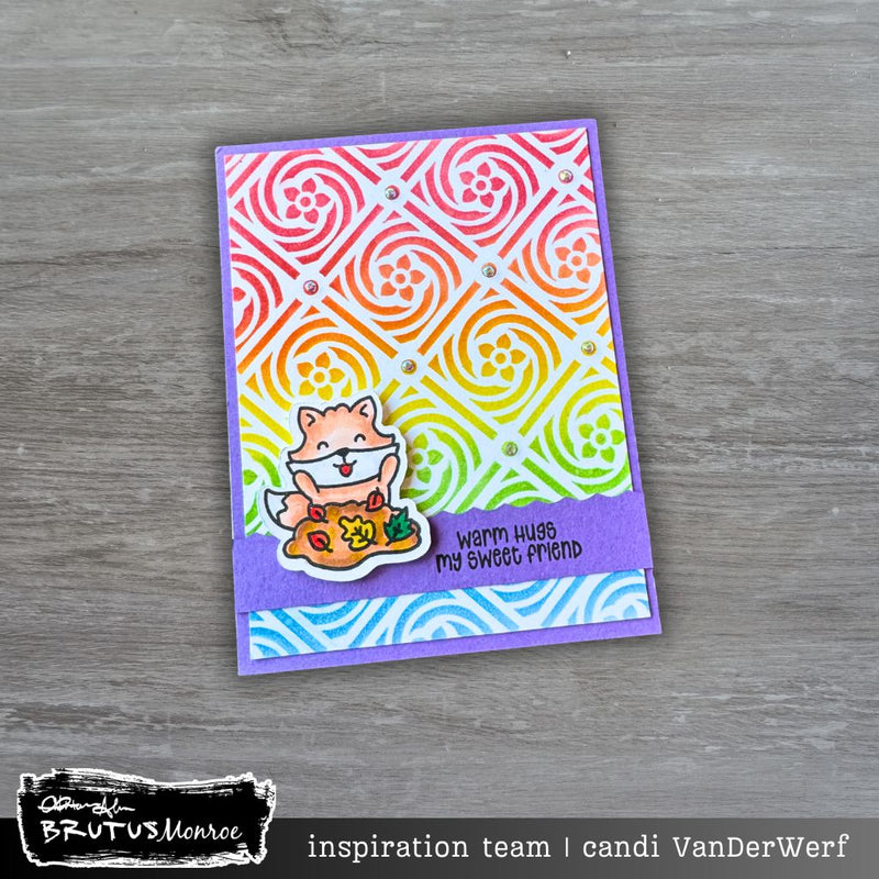 Floral Swirl | Mixed Media Stencil