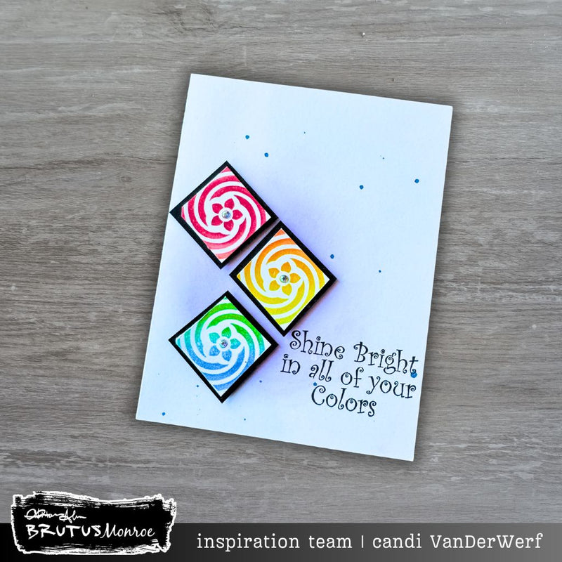 Floral Swirl | Mixed Media Stencil