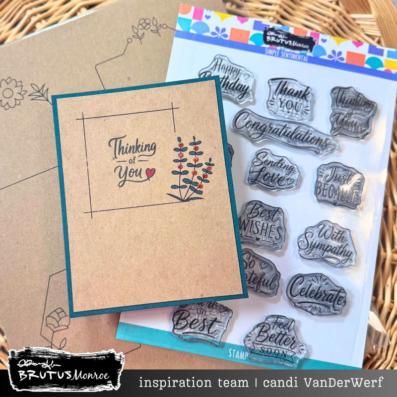 Floral Frames | Printed Chipboard