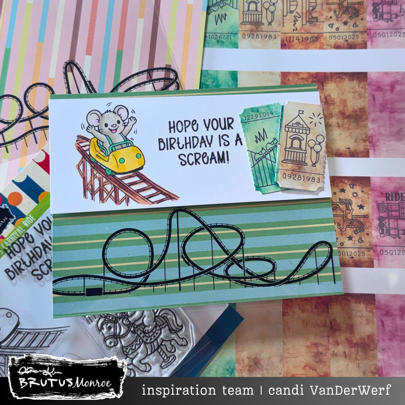 Theodore's Carnival Ride | 4x4 Stamp Set