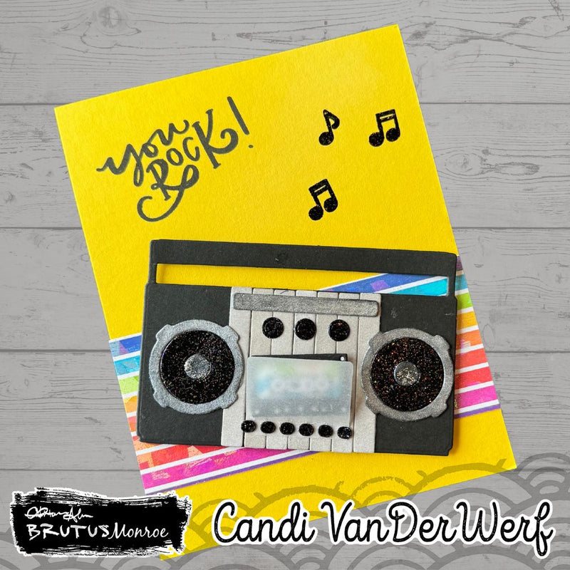 Rainbow Boombox | Cutting Die