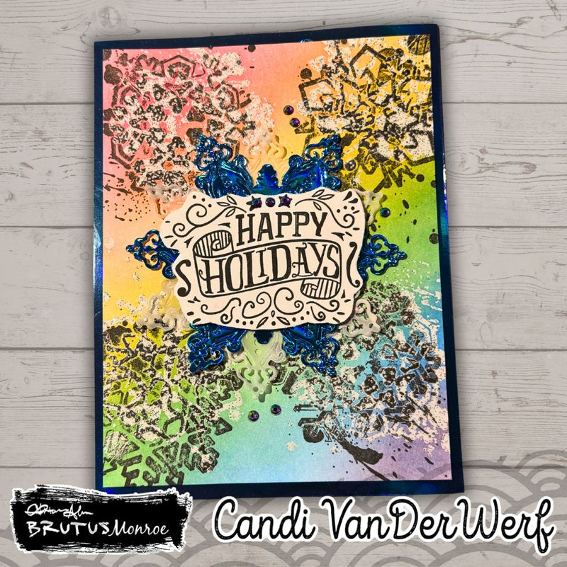 Snowflake Splatter | 6x8 Stamp Set