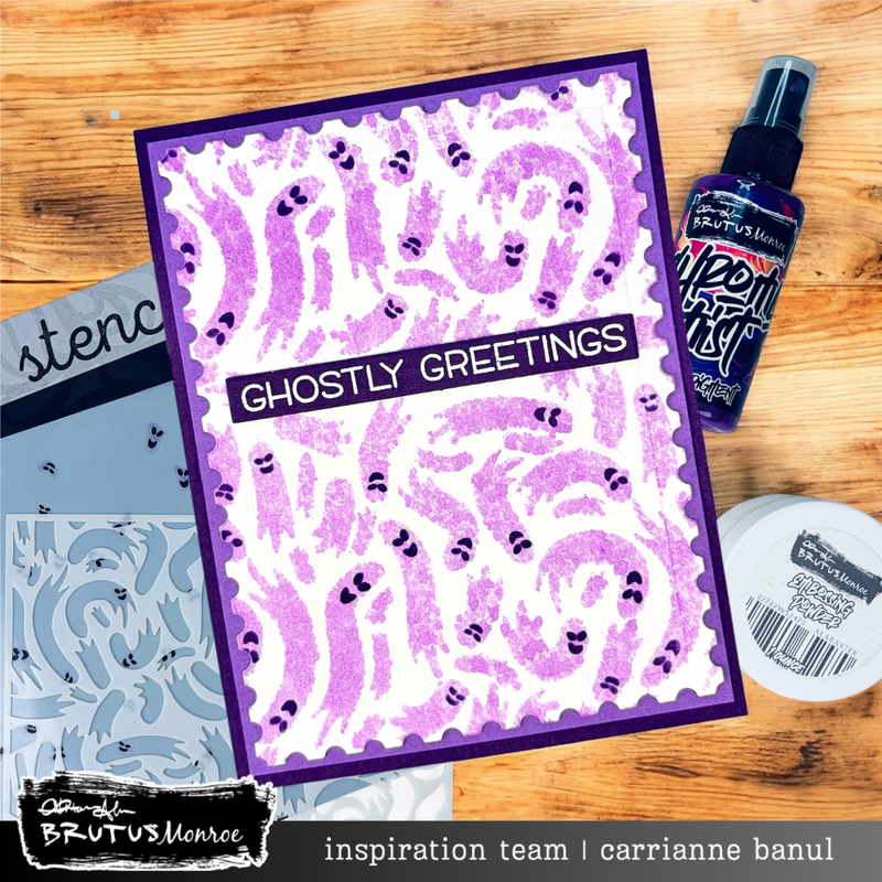 Ghosts of Plenty | Mixed Media Layering Stencil