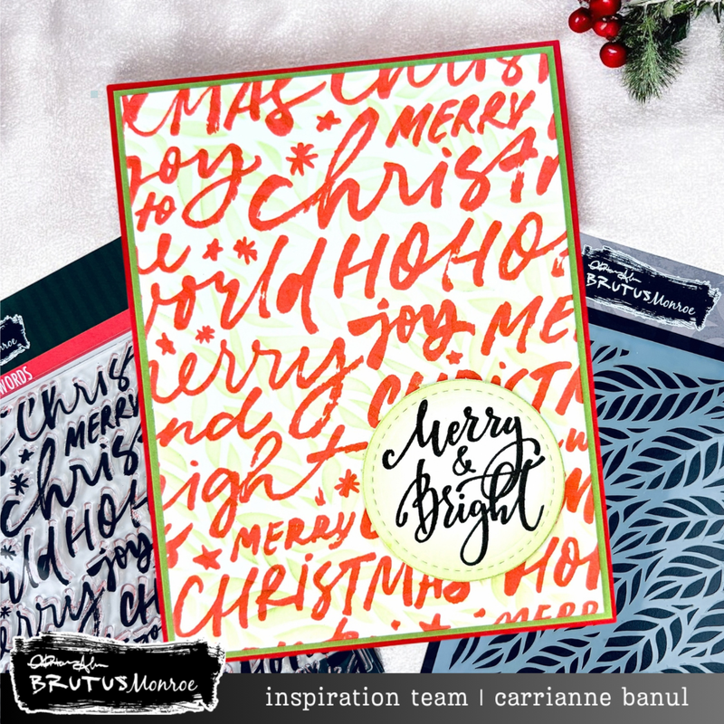 Merry Words | 6x6 Stamp Set