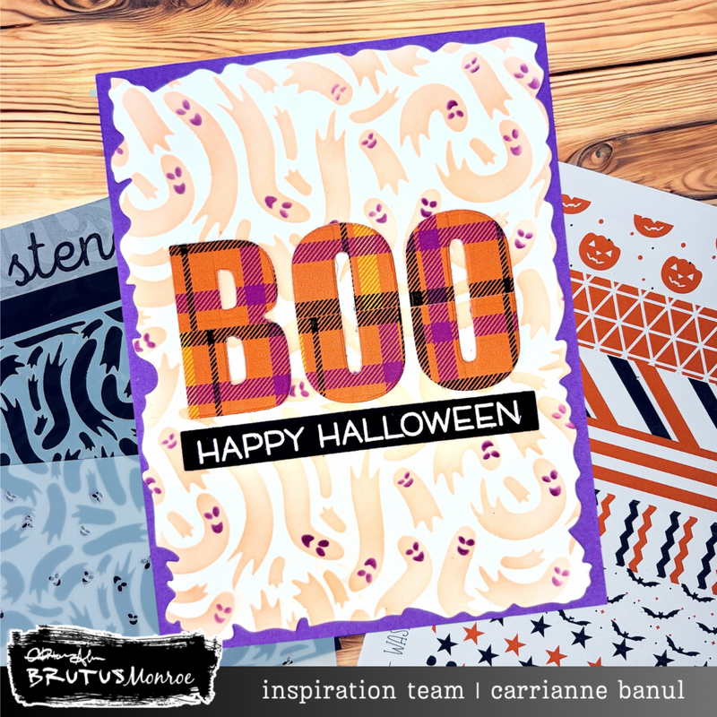 Ghosts of Plenty | Mixed Media Layering Stencil