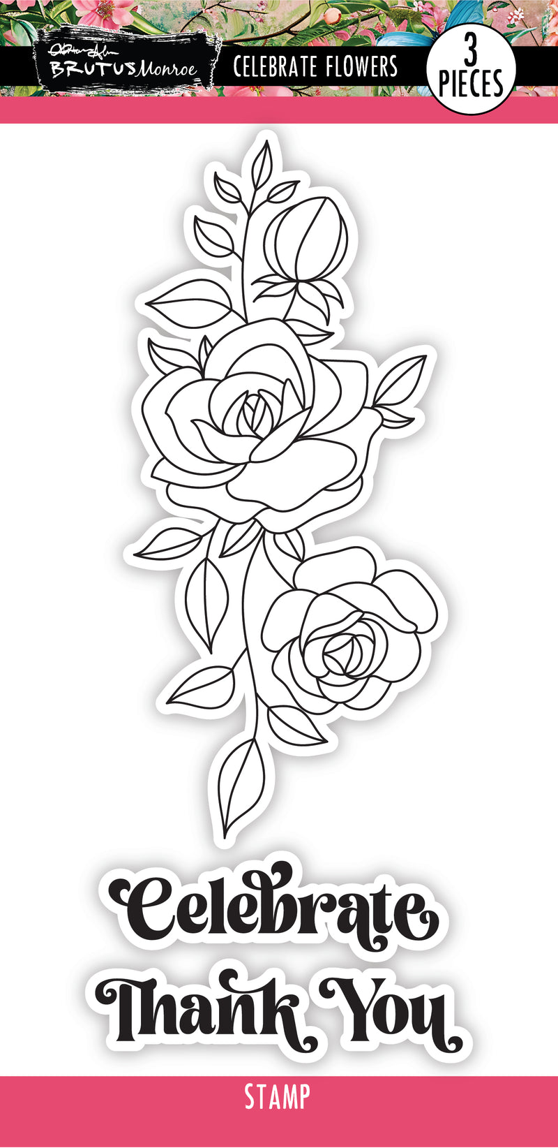 Celebrate Flowers | 4x8 Stamp