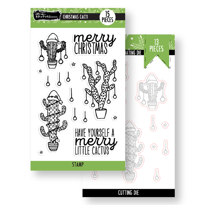 Christmas Cacti | Stamp & Coordinating Die