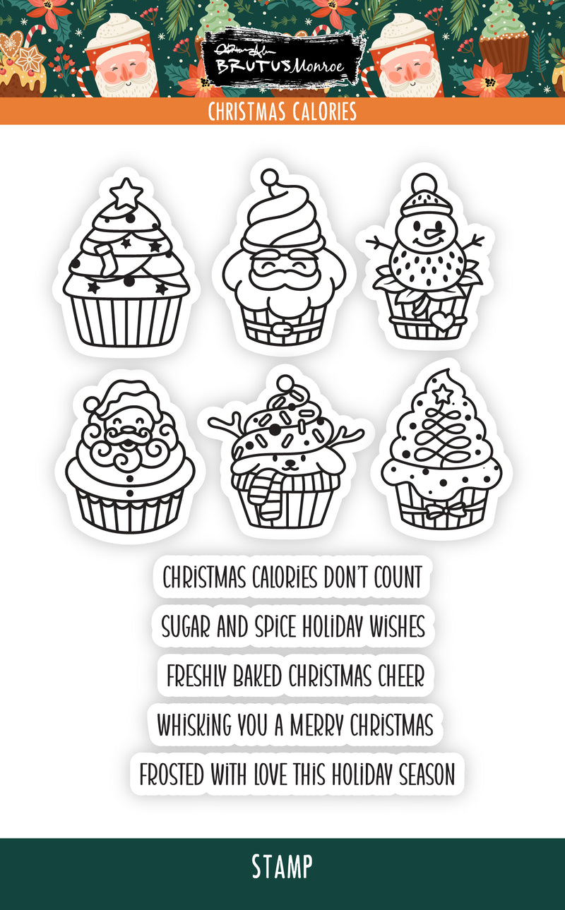Christmas Calories | 4x6 Stamp Set