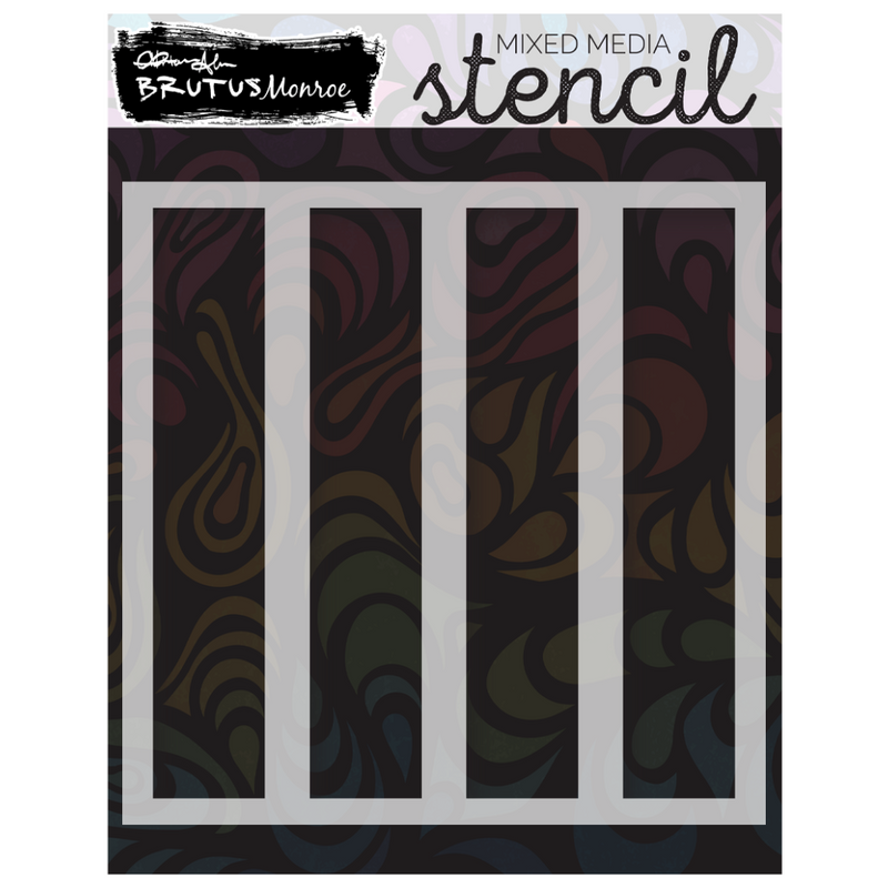 Chunky Stripes | Mixed Media Stencil