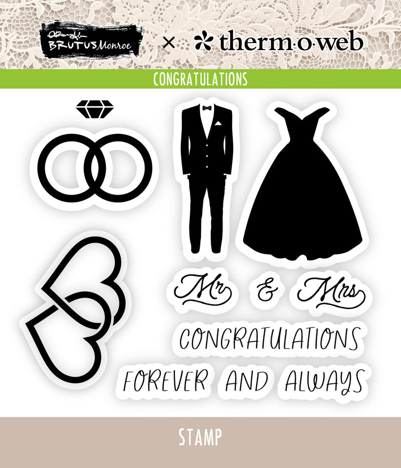 Congratulations | 4x4 Stamp Set