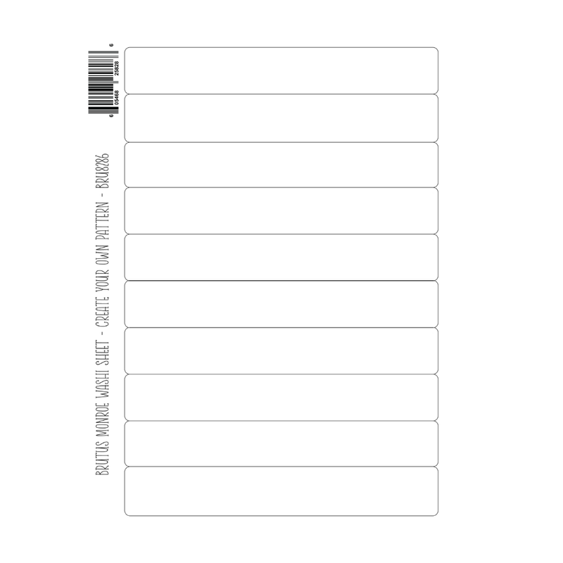 Create Your Own Pattern | Washi Sheet