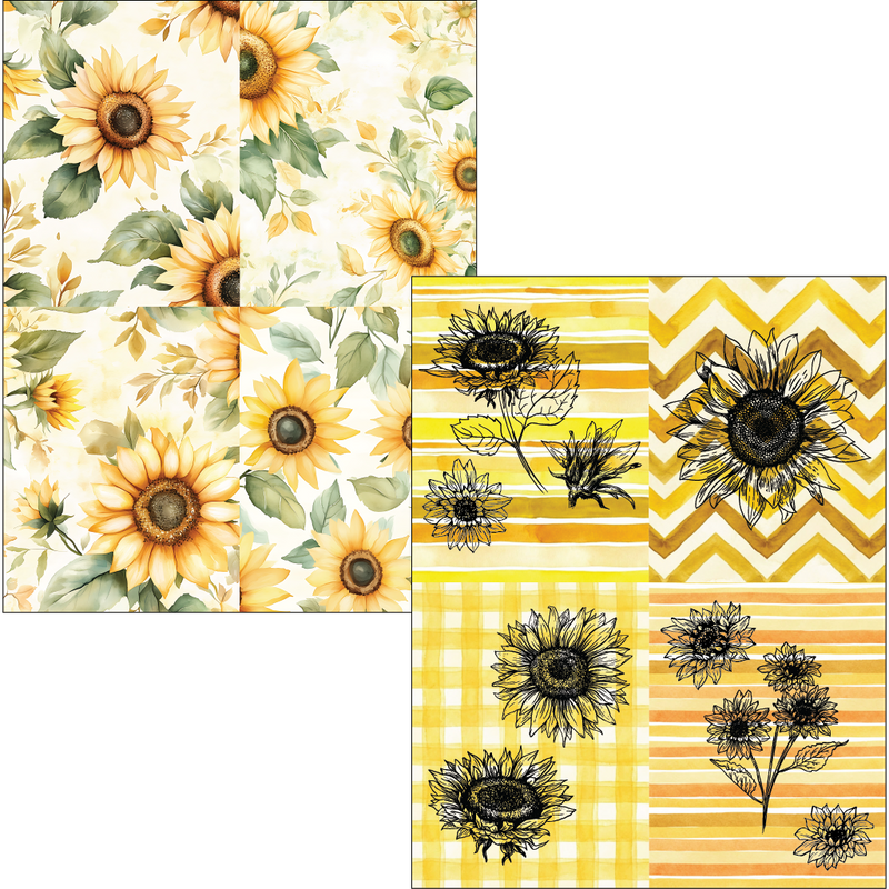 Yellow Sunflower | DuoFoil Sheets