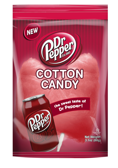 Dr. Pepper Cotton Candy, 3.1oz Bag