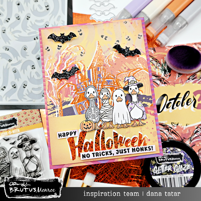 ‍Happy Honk-O-Ween | 3x3 Stamp Set (100% off)