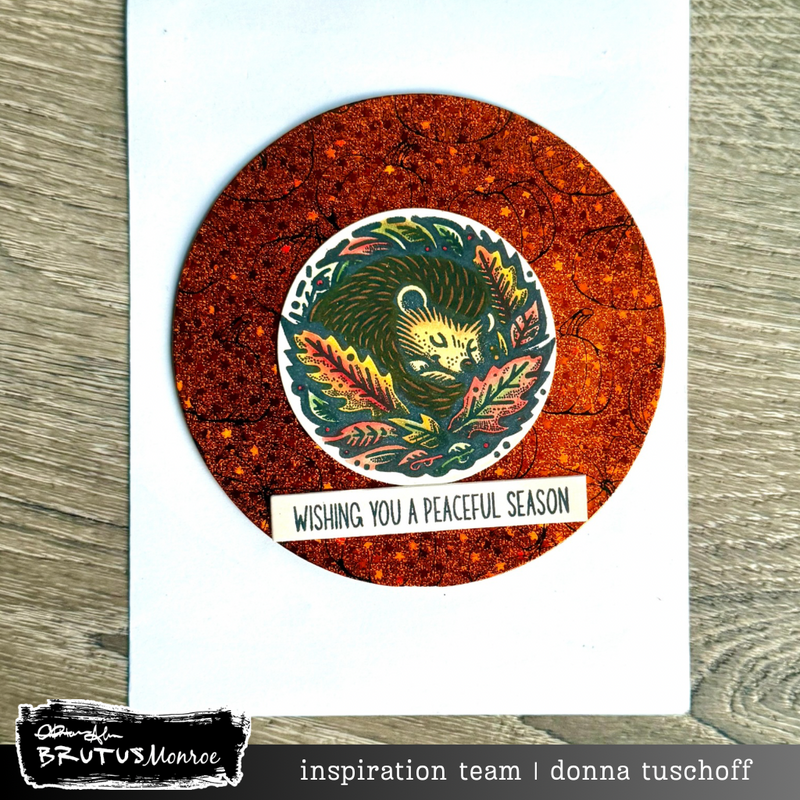 Pumpkin Plaid | DuoFoil Sheets