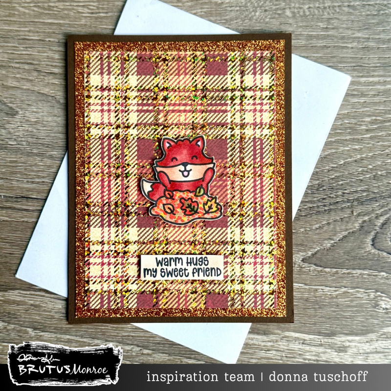 Pumpkin Plaid | DuoFoil Sheets