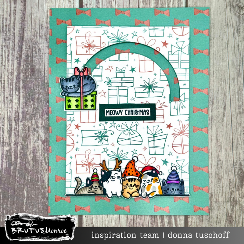 Meowy Christmas | 4x6 Stamp Set