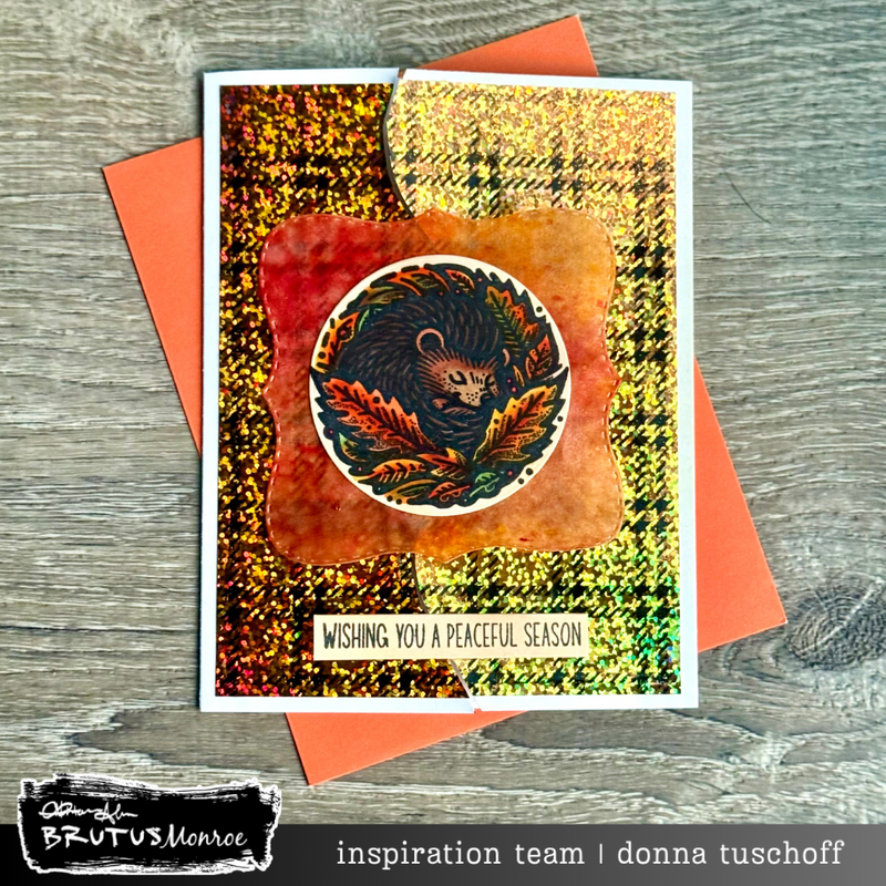 Pumpkin Plaid | DuoFoil Sheets