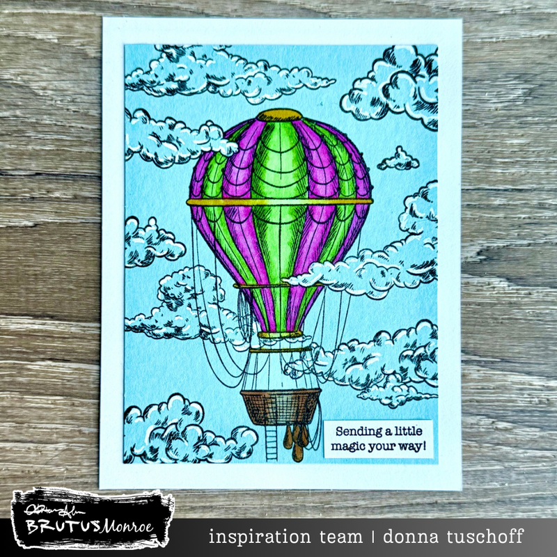 Up and Away| 4x6 Stamp