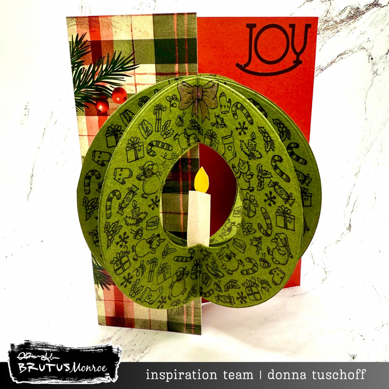 Holiday Wreath | 4x4 Stamp
