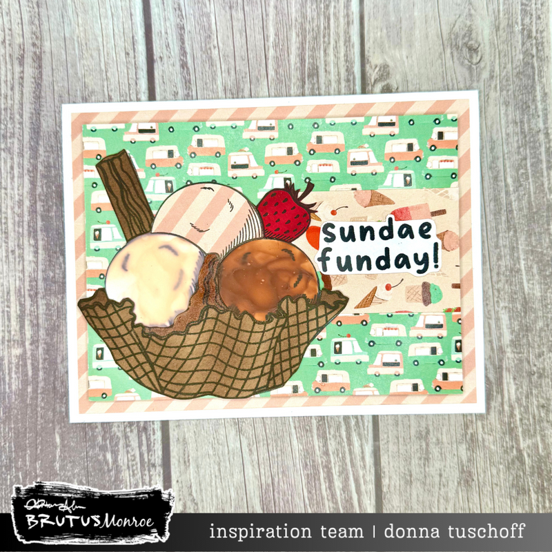 Better with Ice Cream | 6x8 Stamp Set