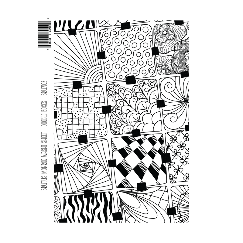 Doodle Boxes | Washi Sheet