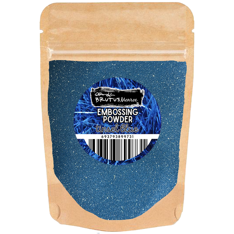 Tinsel Blue | Embossing Powder of the Month