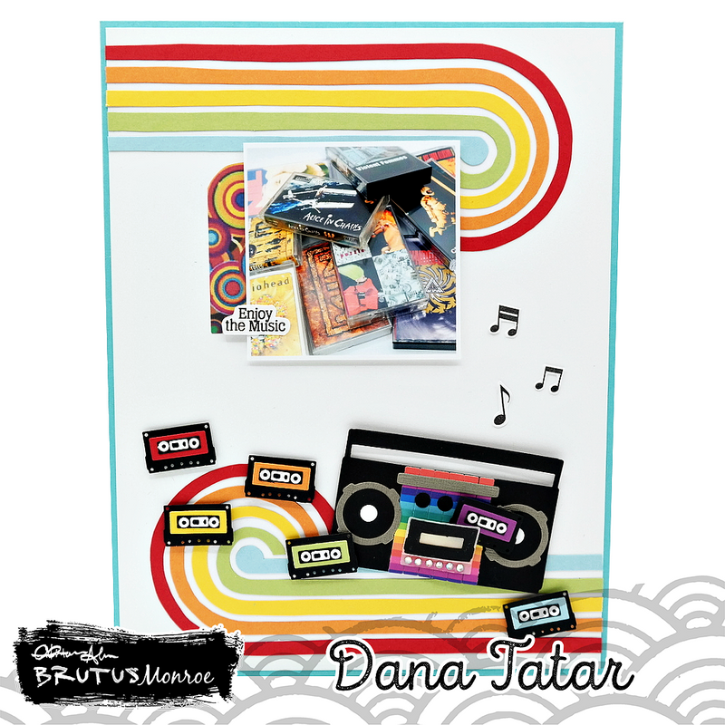 Rainbow Boombox | Cutting Die