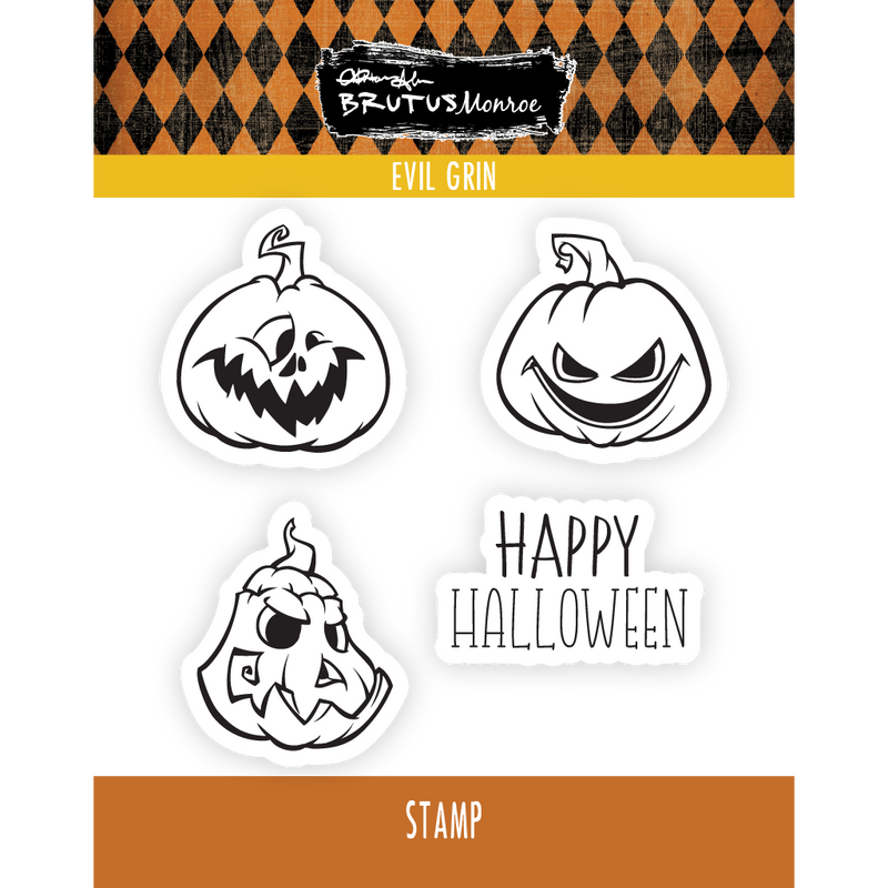 ‍Evil Grin | 3x3 Stamp Set (100% off)