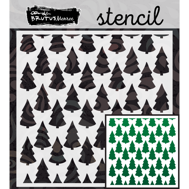 Fir Forest | Mixed Media Stencil