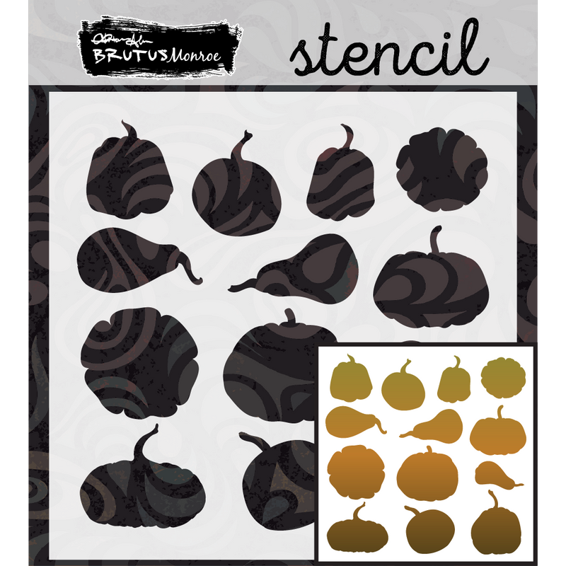 Many Gourds | Mixed Media Stencil