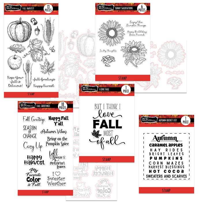 Fall 2023 Stamps and Coordinating Dies Bundle