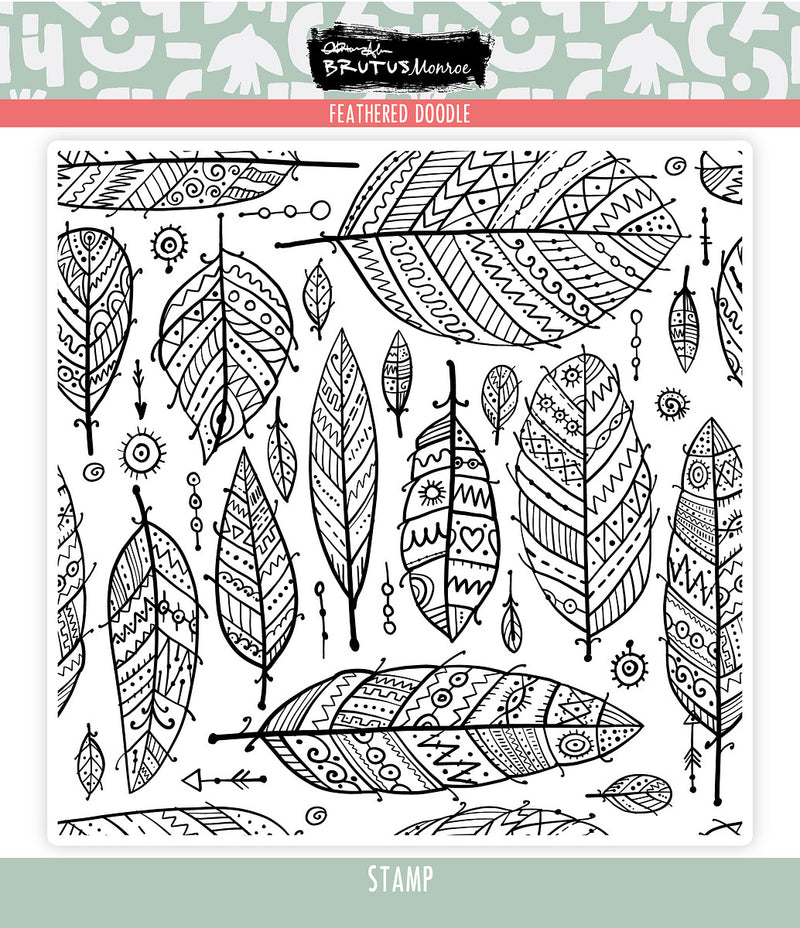 Feathered Doodle | 6x6 Stamp Set