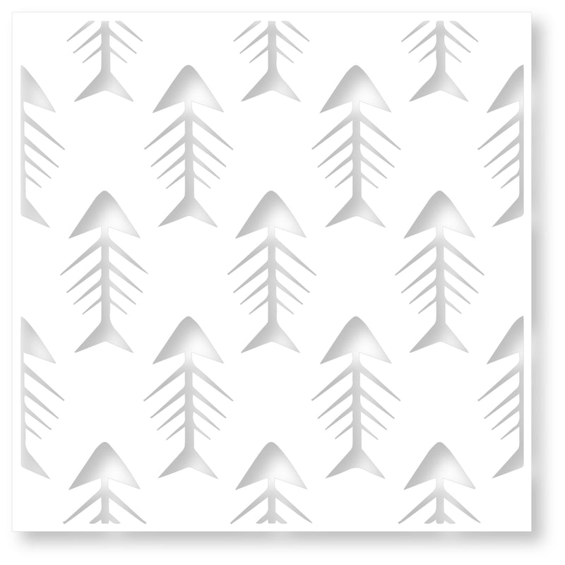 Fishbone | Mixed Media Stencil