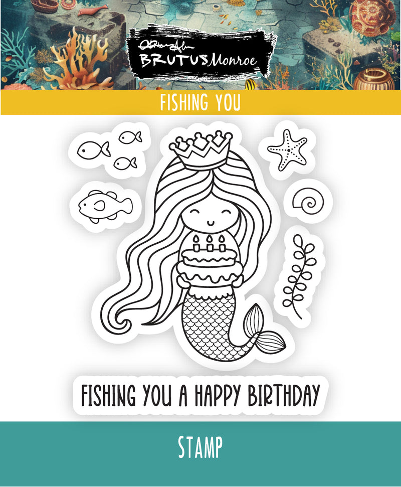 Fishing You | 3x3 Stamp