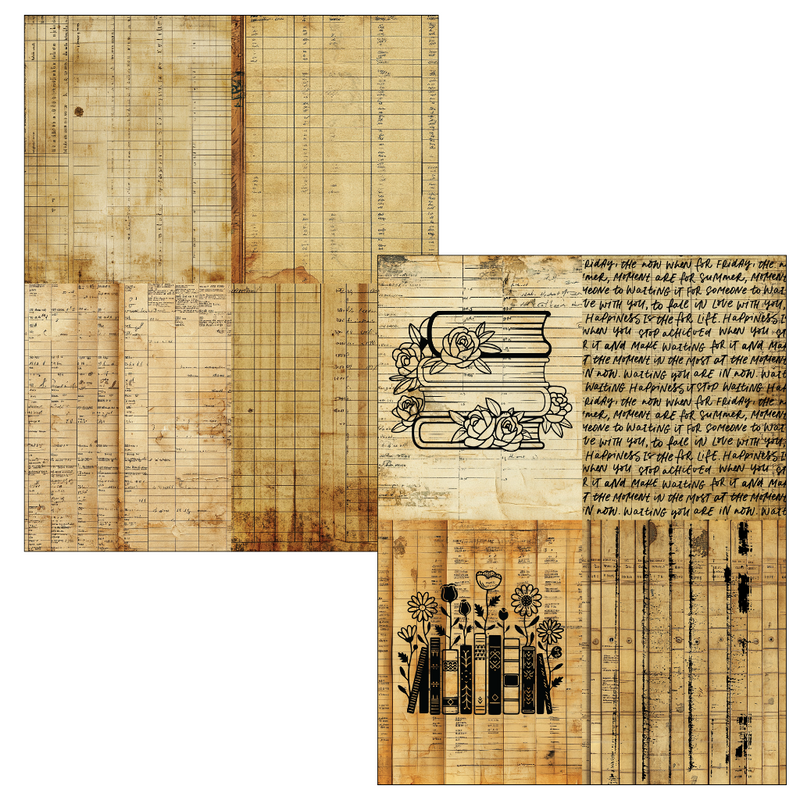 Floral Ledger | DuoFoil Sheets