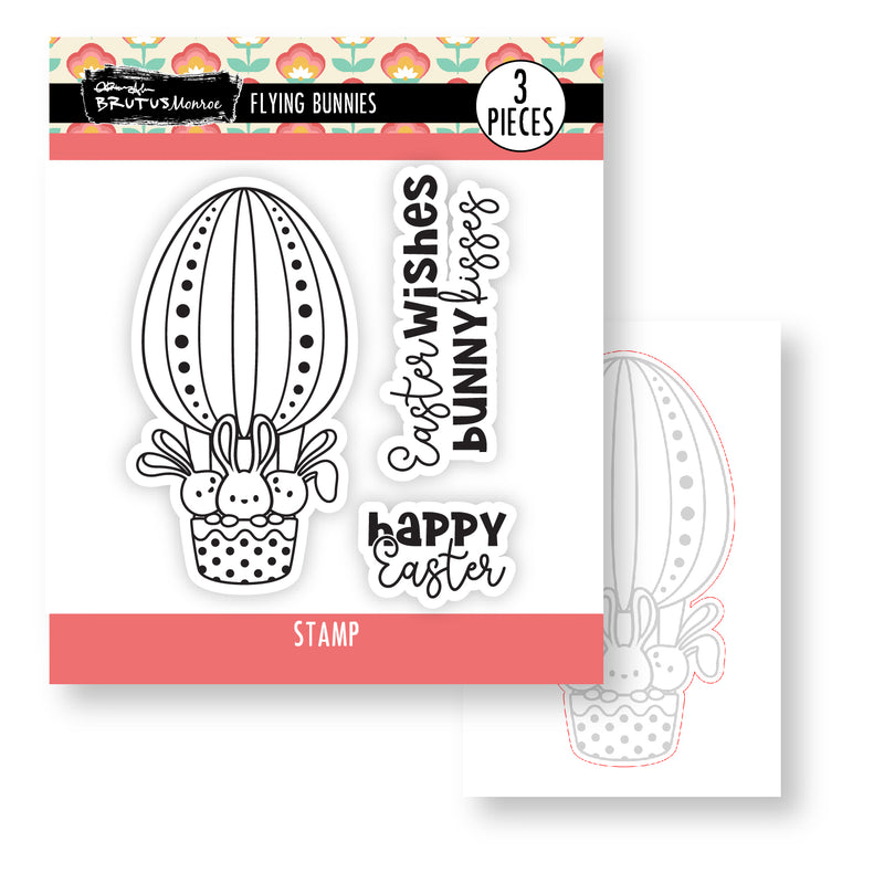 Flying Bunnies | Stamp & Coordinating Die