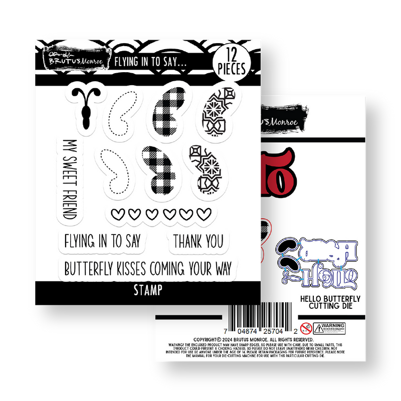 Flying in to say... | Stamp & Coordinating Die