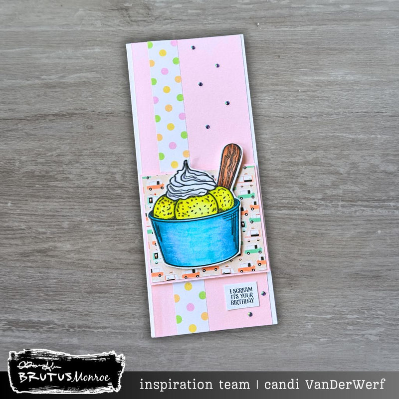 Better with Ice Cream | 6x8 Stamp Set