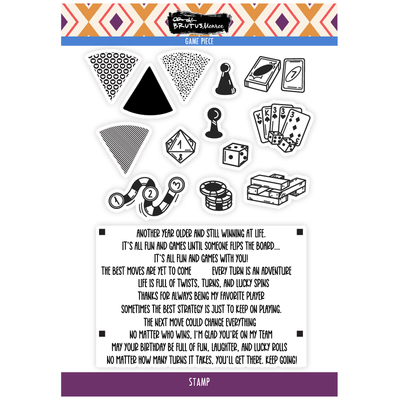 Game Piece | 6x8 Stamp Set