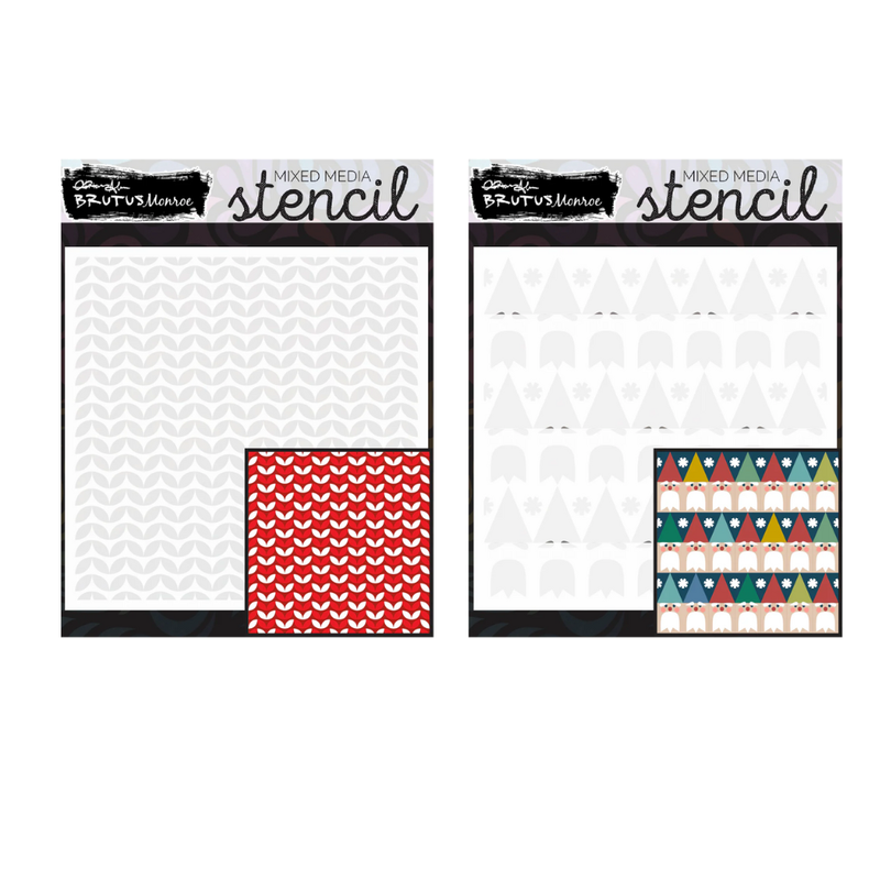I'll Be Gnome For Christmas Stencil Bundle