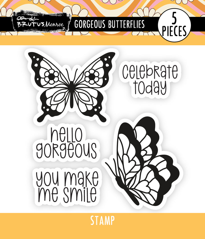 Gorgeous Butterflies | 4x4 Stamp