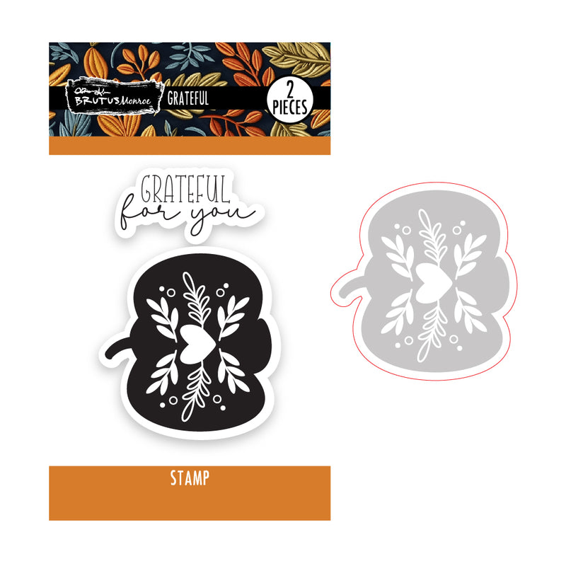 Grateful | Stamp & Coordinating Die