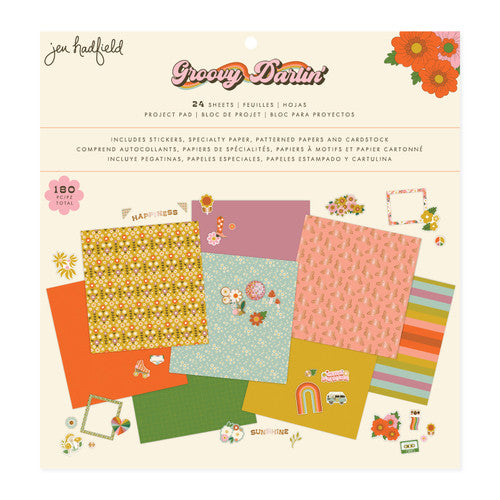 Groovy Darlin' 12x12" Project Pad | Jen Hadfield