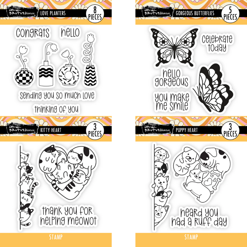 Groovy Darling | 4x4 Stamp Sets