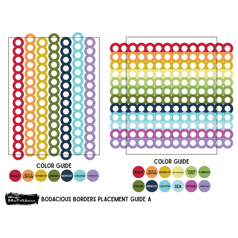 Bodacious Borders | Placement Guide A